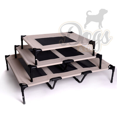 Dogs&Co Stretcher Grijs - Dierenbed Outdoor -  120x91x21cm - Maat XL