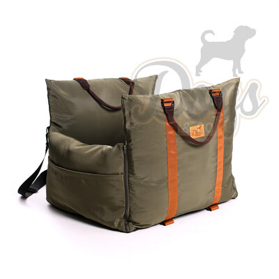 *UITVERKOCHT*Dogs&Co Luxe Honden autostoel  Royal+  Army Waterproof
