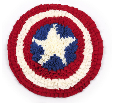 Snuffelmat Captain America 50cm