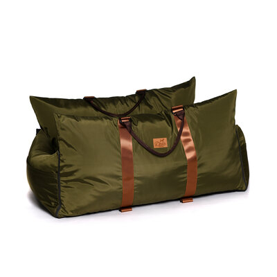 Dogs&Co Luxe Honden autostoel  Royal+ XL  ARMY Waterproof