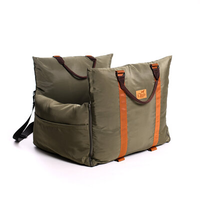 Dogs&Co Luxe Honden autostoel  Royal+  Army Waterproof