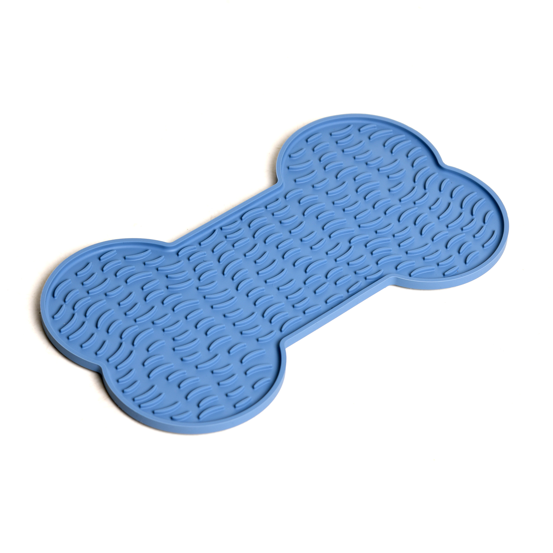 Dogs&Co Likmat Bone Blauw  voor hond of kat 